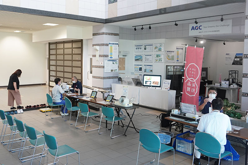 献血活動の写真